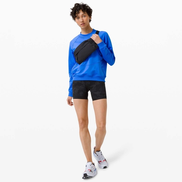 lululemon athletica Tops - Lululemon City Sweat Crew in Wild Bluebell